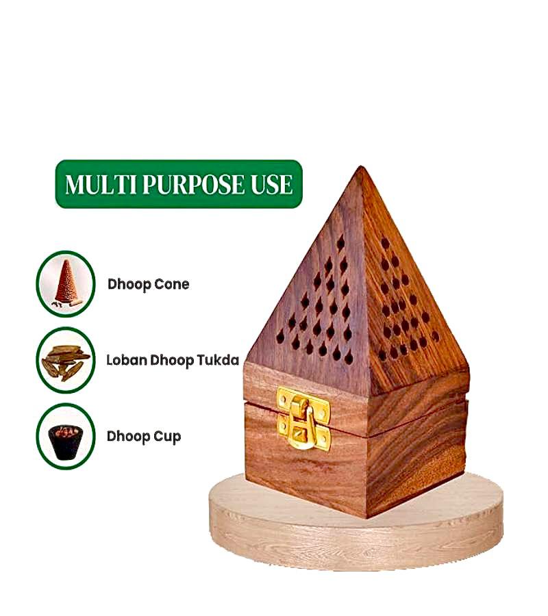 Premium Wooden Dhoop Daani ✨